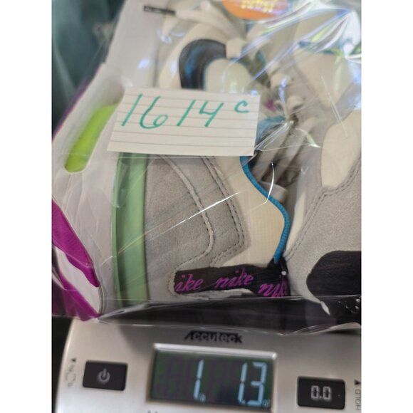 Nike Air Max Dawn GS Grade DX3772 100‎ Sneakers 6Y White/Blue/Gray Mesh & Suede - Picture 12 of 12